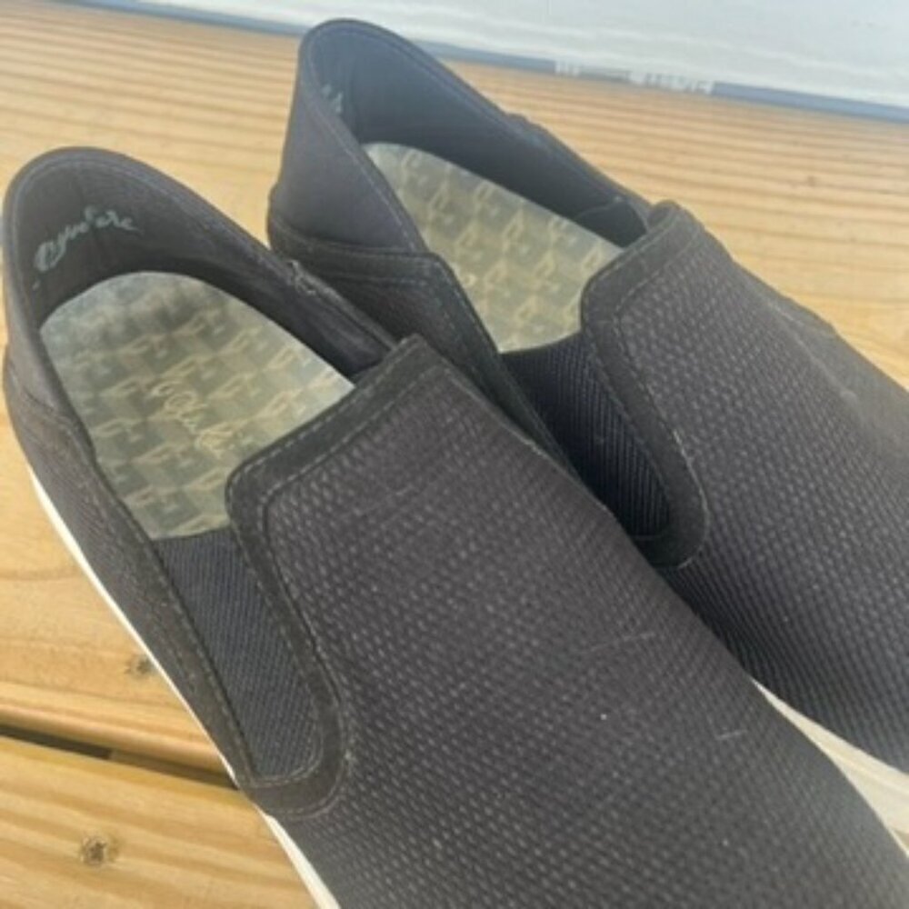 ** OluKai KI'IHELE Women’s Slip On Sneakers Black Mesh Size 10 - Picture 3 of 10